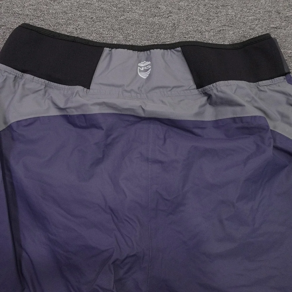 NRS Endurance Pants Large Blue Hyprotex 2.5 Waterproof Rain Kayak Fishing